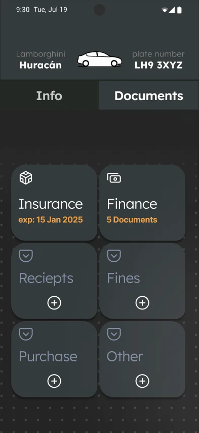 Vehicle Documents