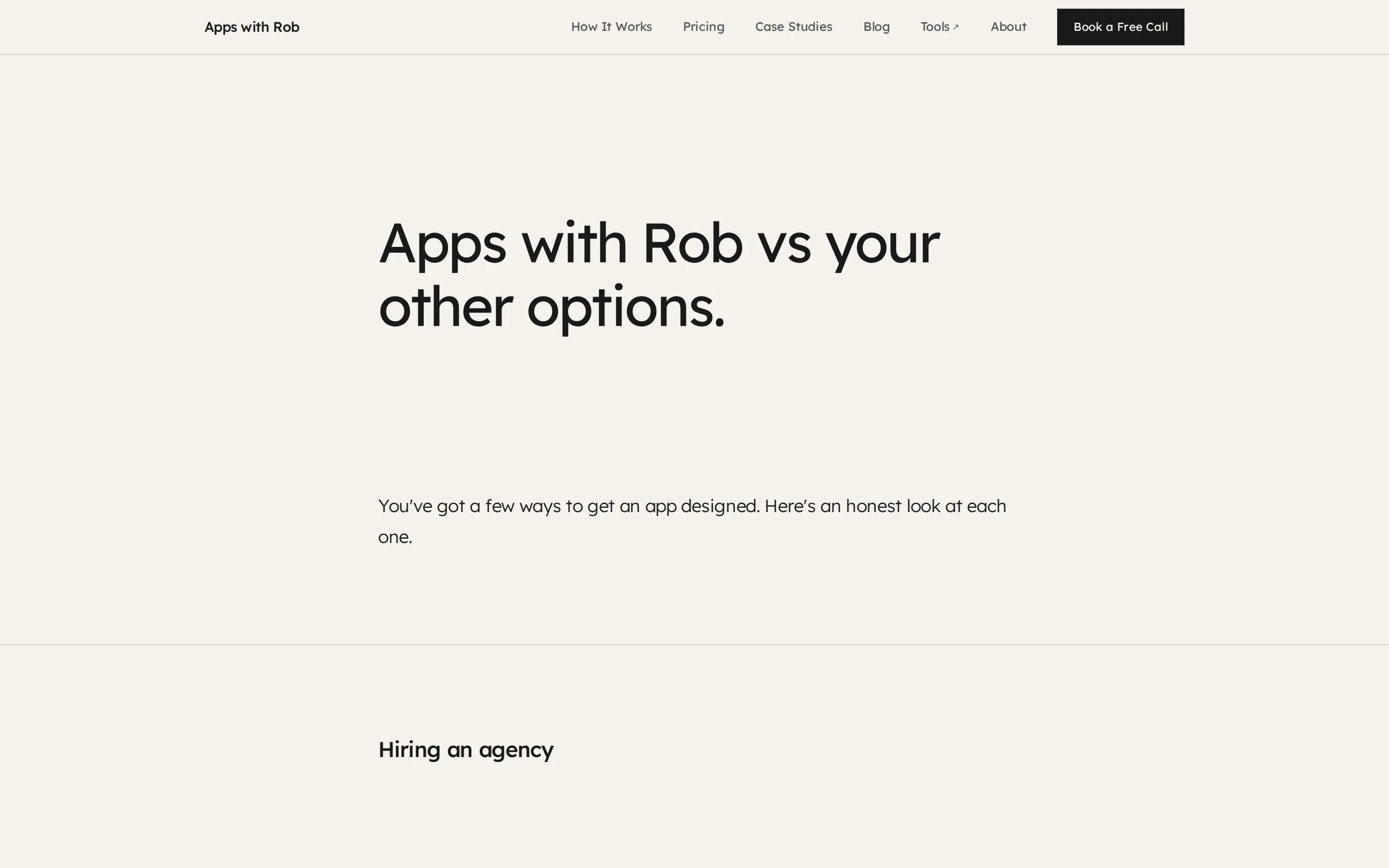 Compare Your Options