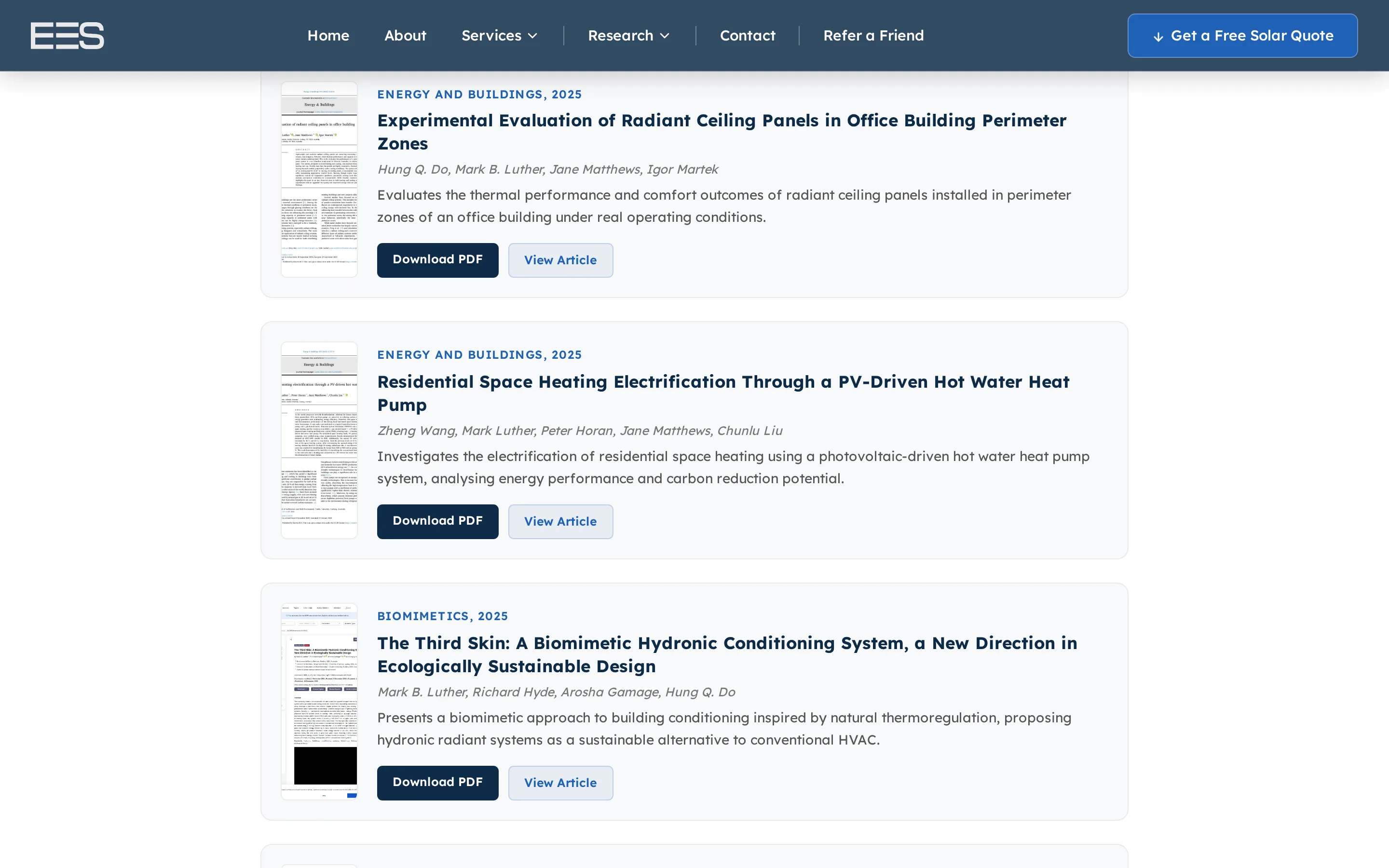 Written Research Papers