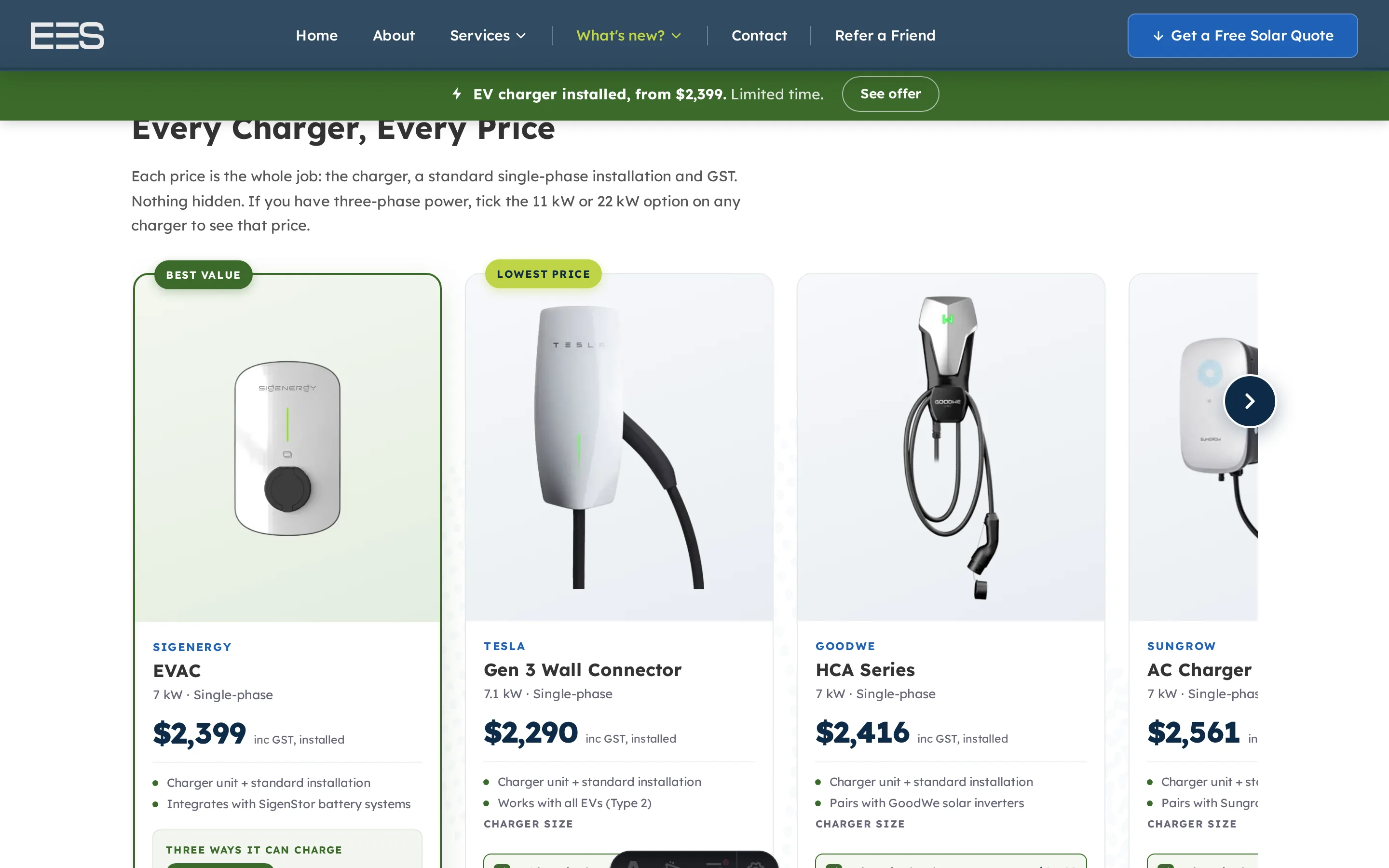 EV Chargers