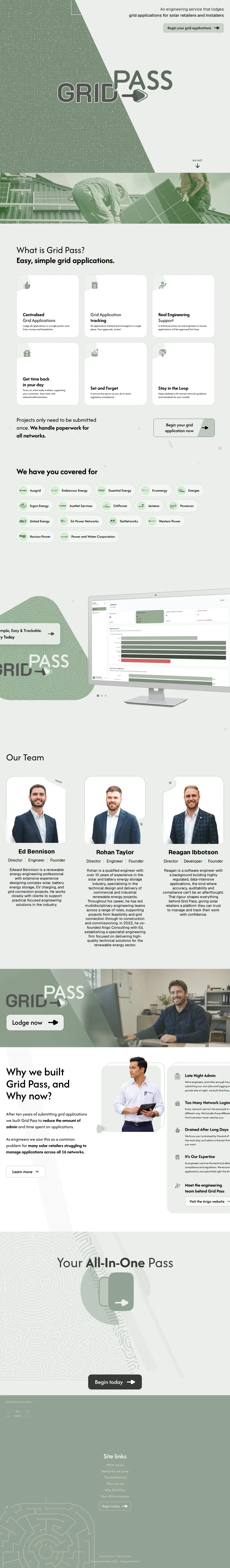 Scroll full site