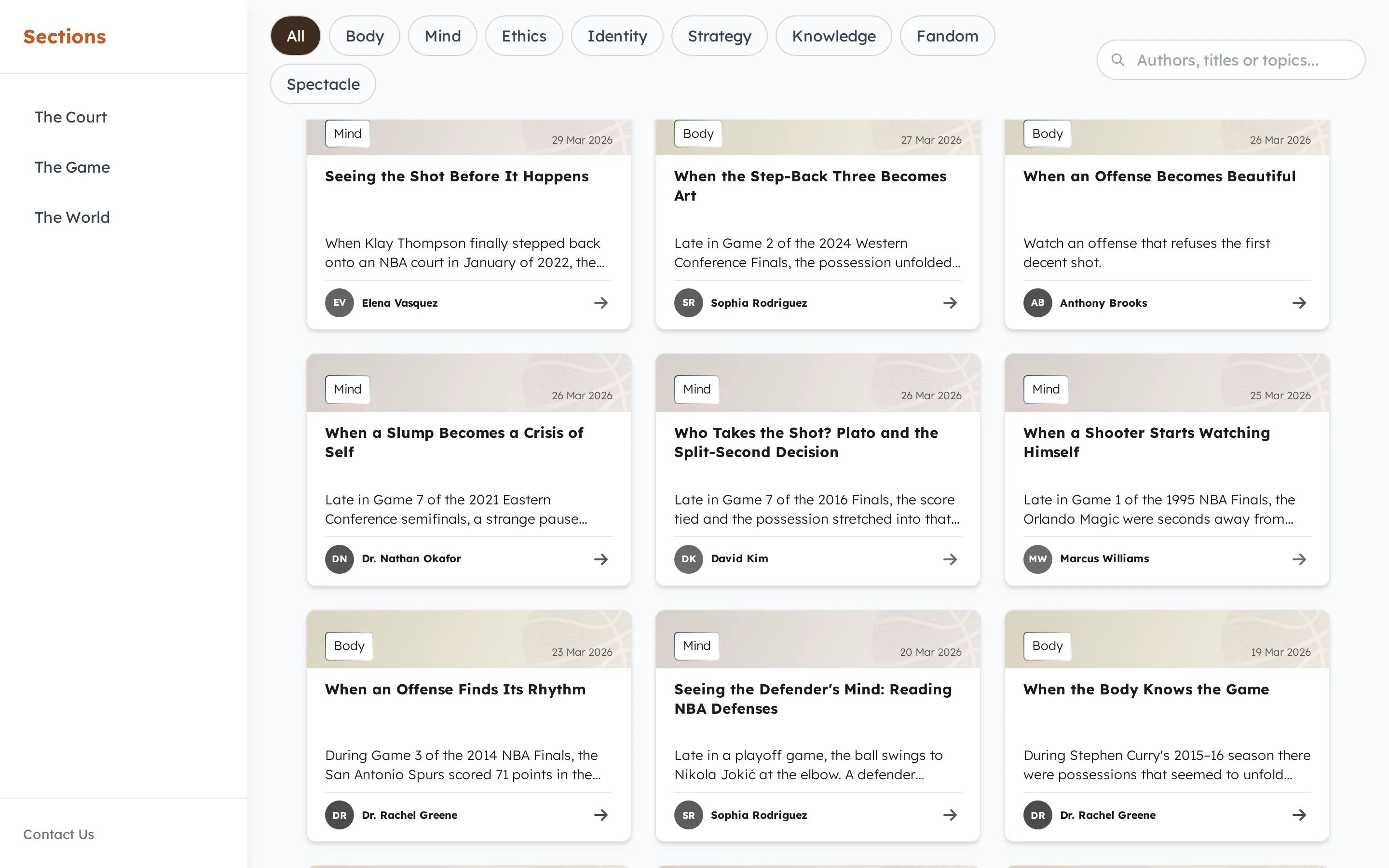 Blog Layout