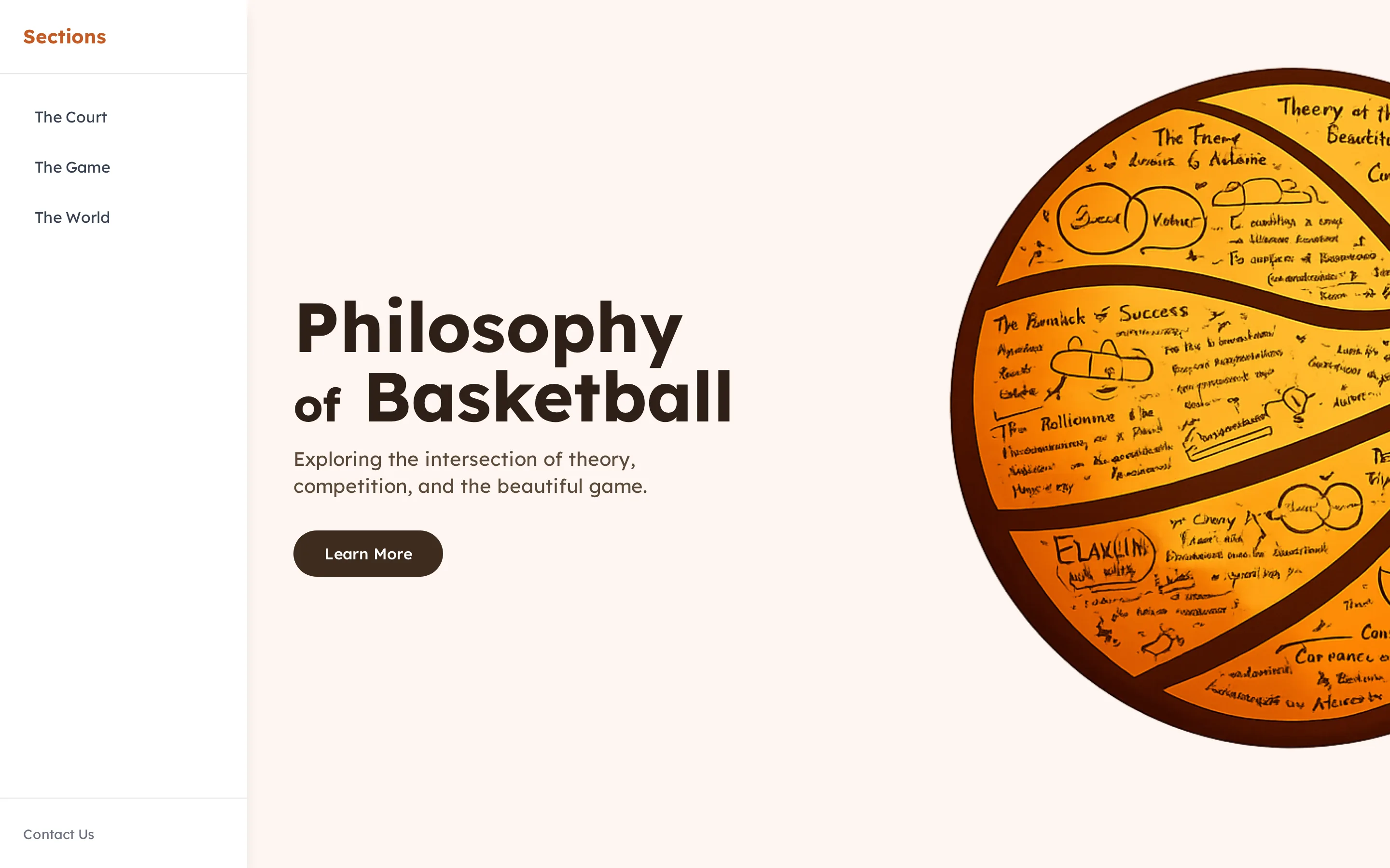 Basketball Philosophy Website